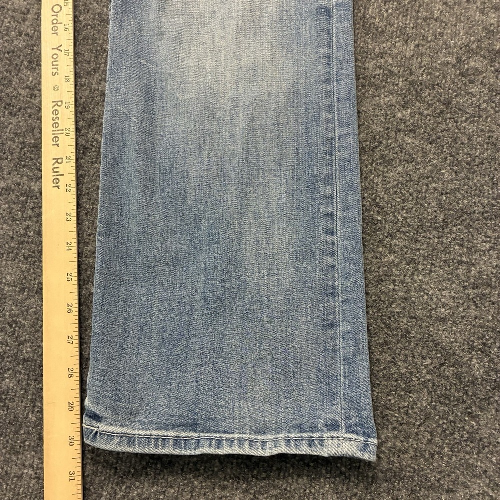 Buckle BKE Jake Bootleg Jeans Mens 36x30 Faded Whiskered Stretch Denim - Picture 8 of 11